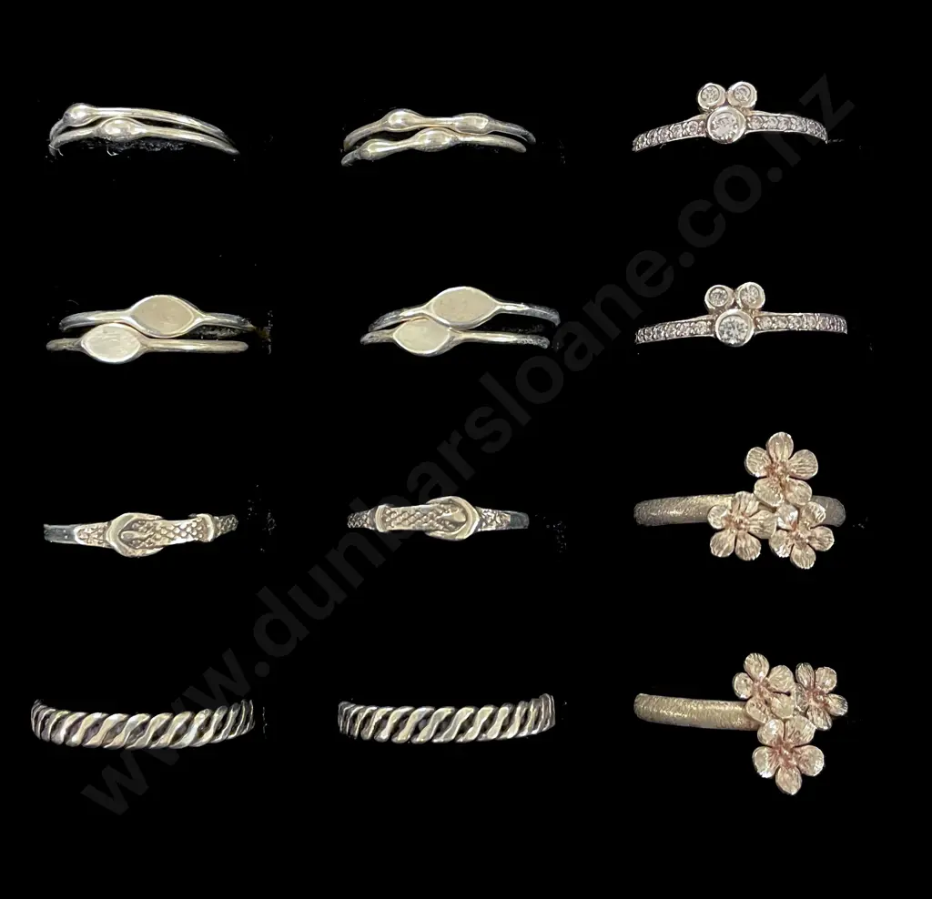16 S/S Finger Rings Image 1++