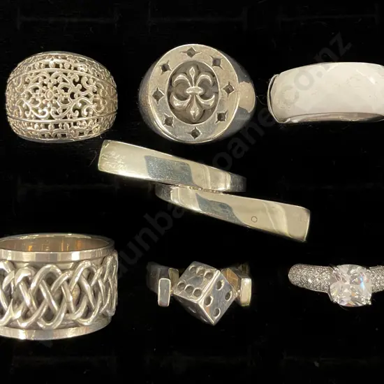 Seven S/S Rings