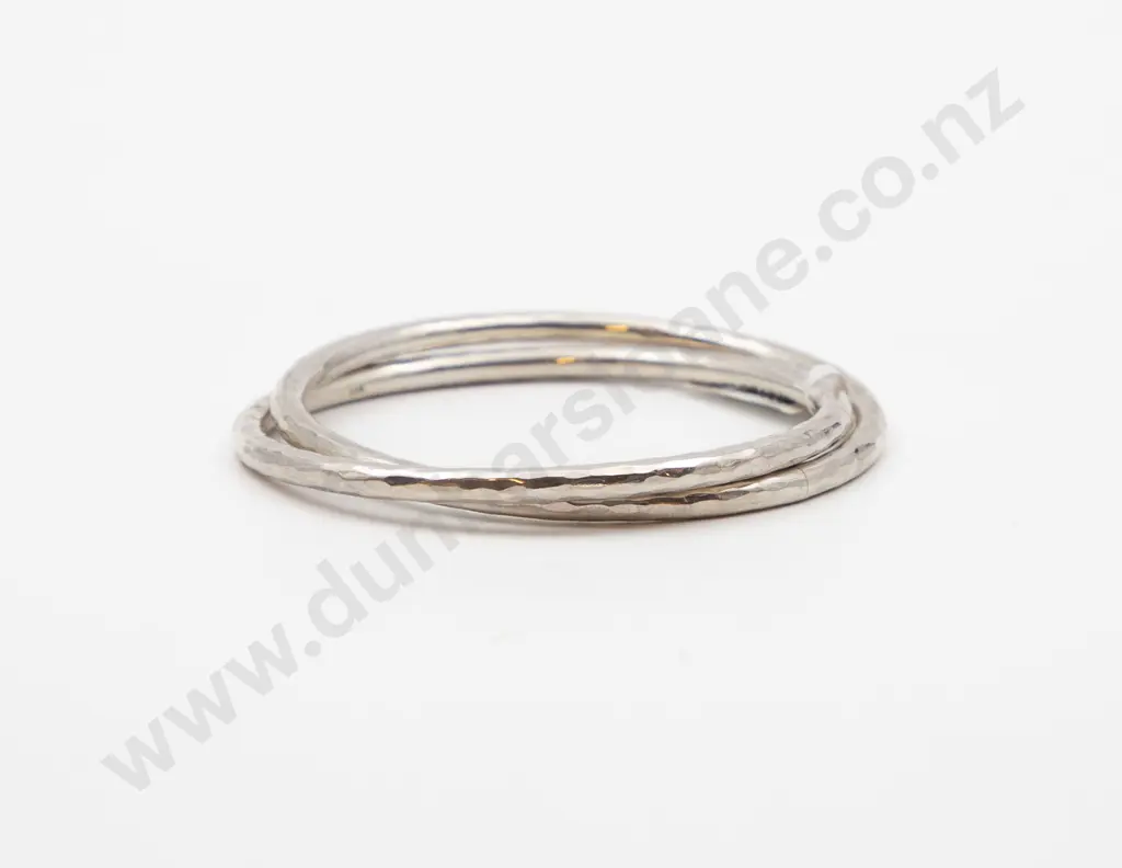 S/S Double Interlinked Bangle Image 1++