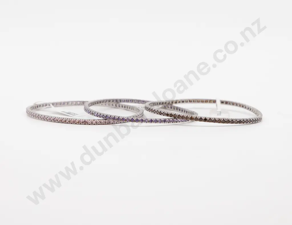 Three S/S and Crystal Bangles Image 1++