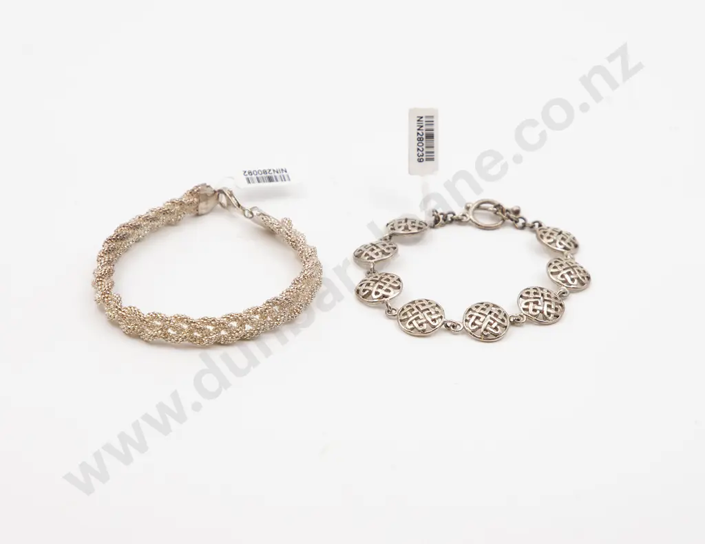 Two S/S Fancy Bracelets Image 1++