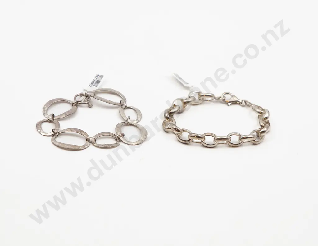 Two S/S Fancy Bracelets Image 1++