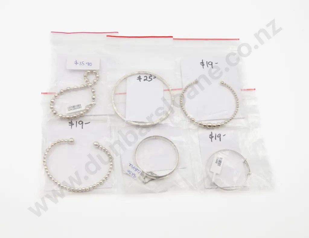 Four S/S Bracelets and Two Babies Bangles Image 1++