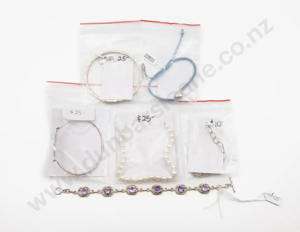 Six Various S/S Bracelets and Bangles Image 1++