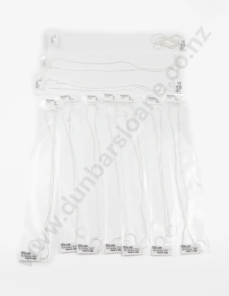 Ten Italian S/S Neck Chains Image 1++