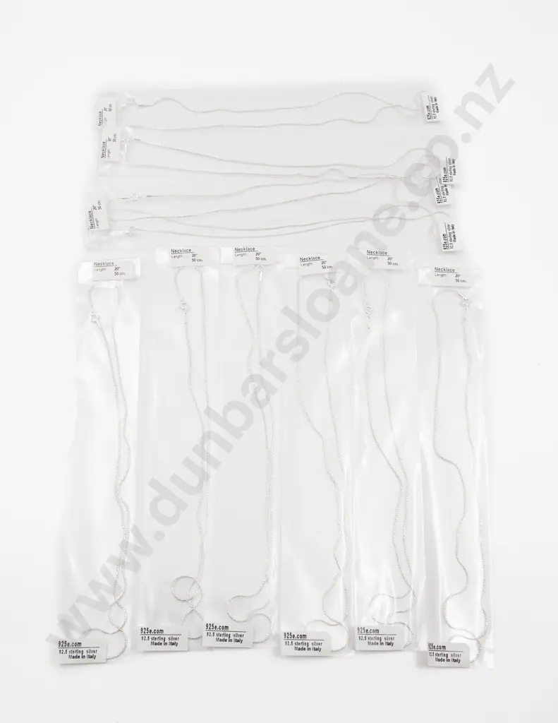 Ten Italian S/S Neck Chains Image 1++