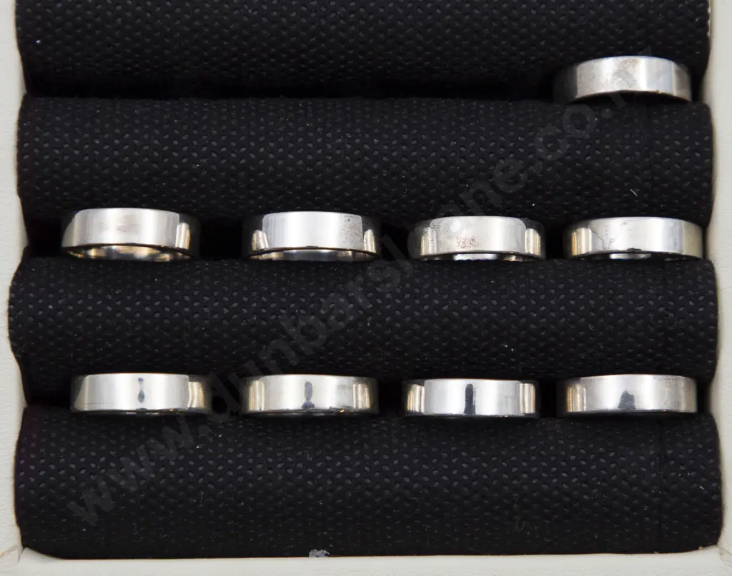 Nine S/S Band Rings Image 1++