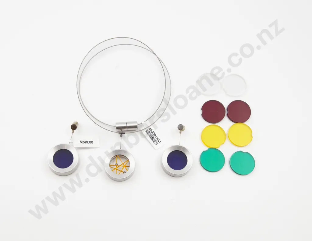Iskin Aluminium Mood Colour Pendant Earrings Image 1++