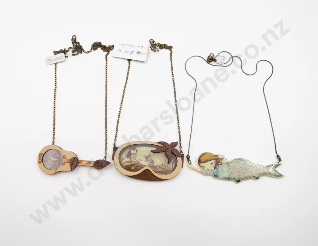 Three Laliblue Spain Child Hood Memories Craft Jewellery Pieces Image 1++