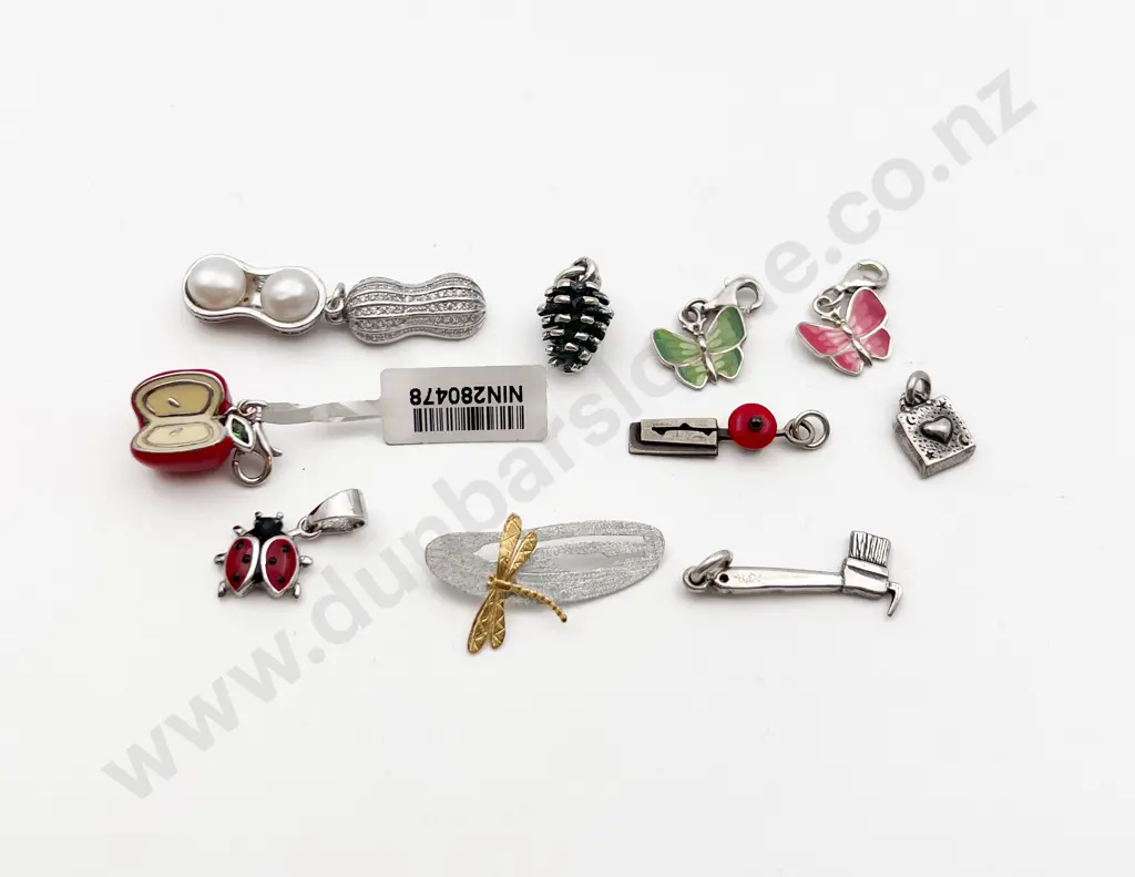 Ten Assorted S/S Charms Image 1++