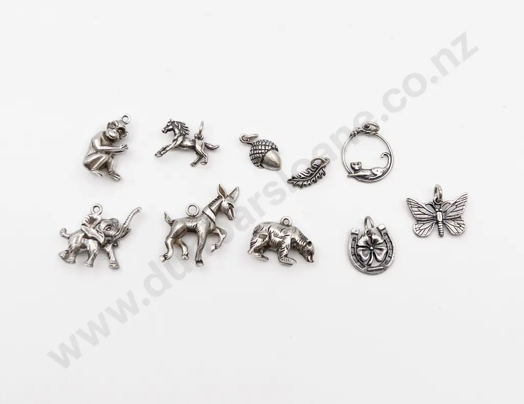 Ten Assorted S/S Charms Image 1++