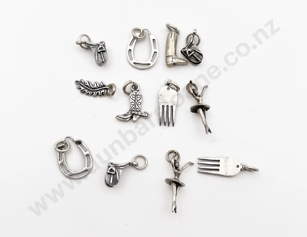Twelve Assorted S/S Charms Image 1++