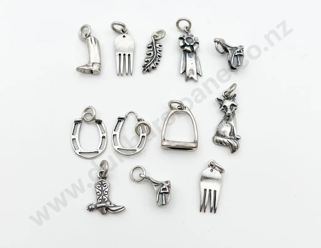 Twelve Assorted S/S Charms Image 1++