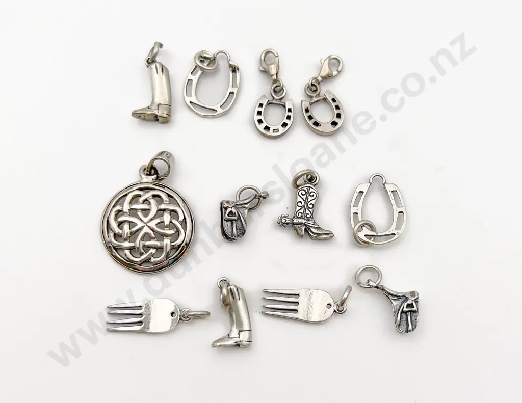 Twelve Assorted S/S Charms Image 1++