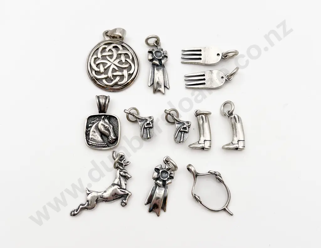 Twelve Assorted S/S Charms Image 1++