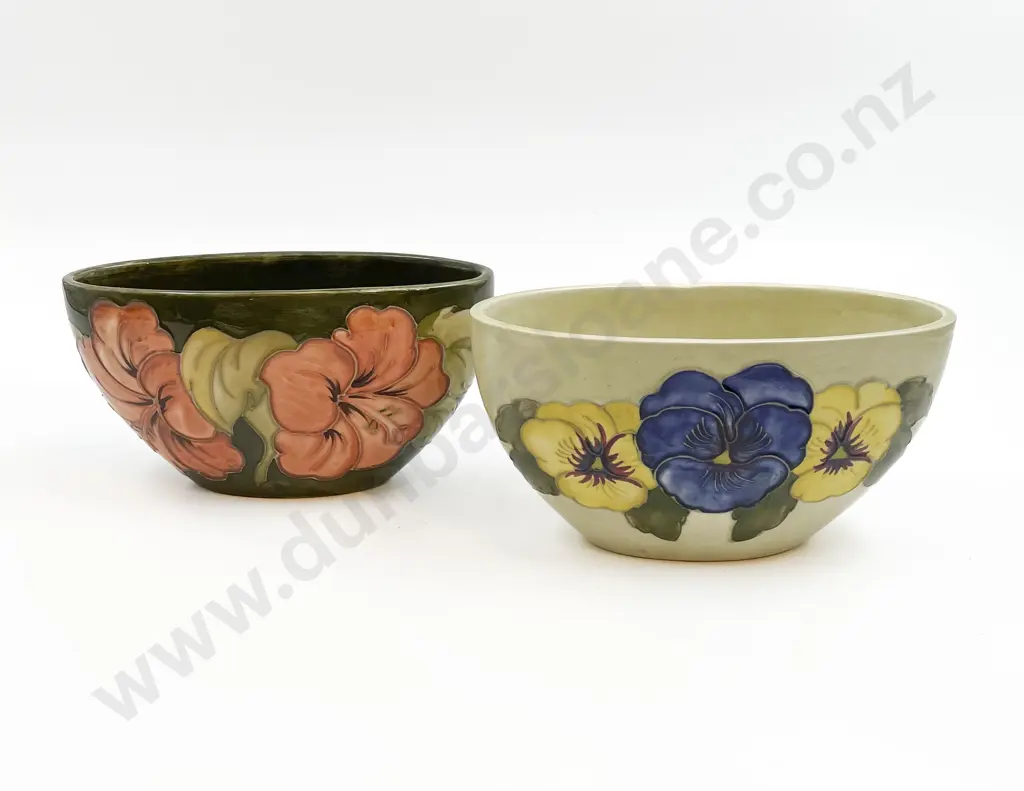 Two Moorcroft Boat Shaped Bowls Image 1++