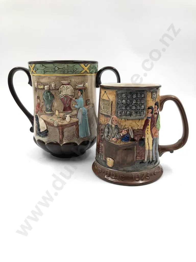 RD "Pottery in the Past" Handled Vase Together With Beswick/RD Limited Edition Stein Image 1++