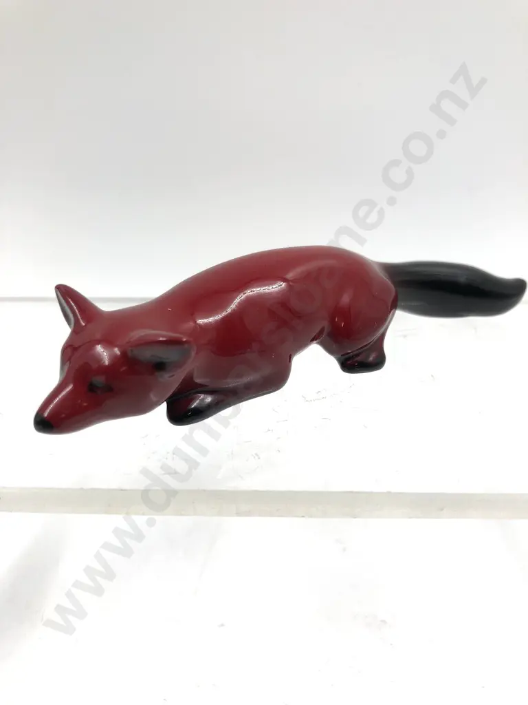 RD Flambé Fox Figurine Image 1++