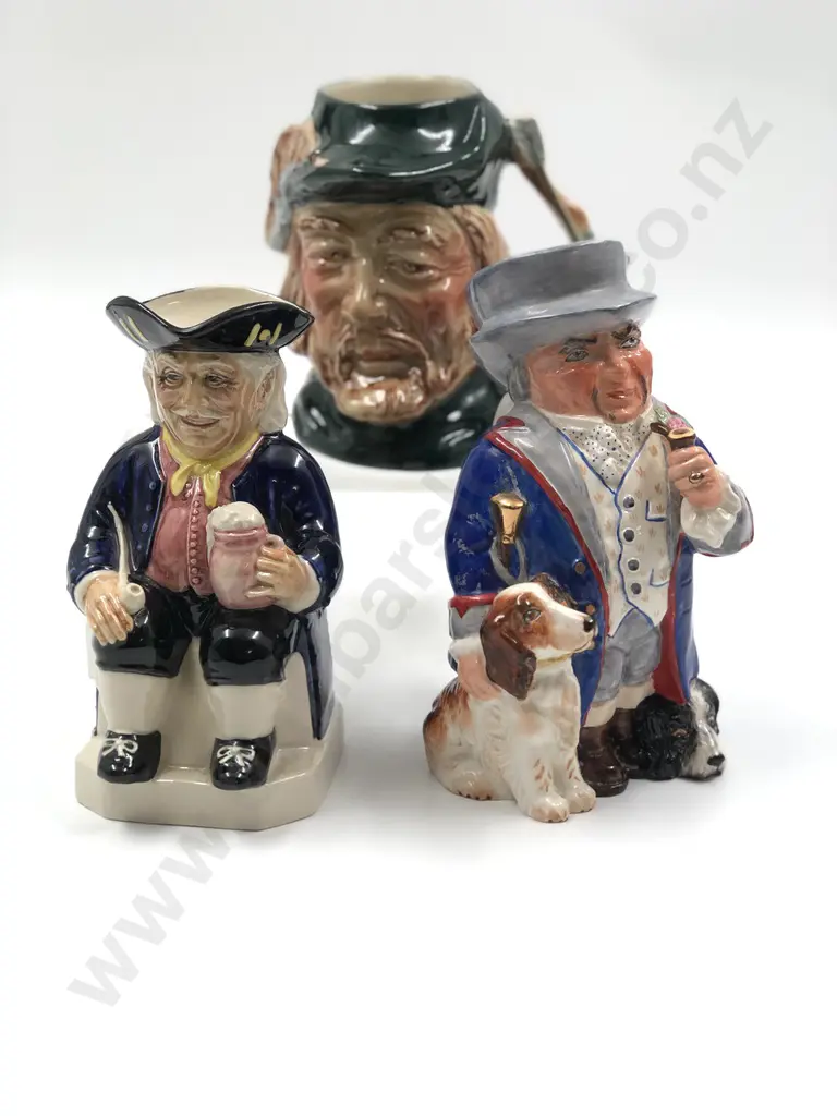 Two Toby Jugs Together With Character Jug Image 1++