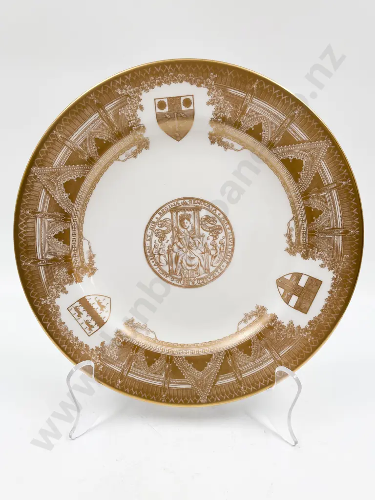 Three Assorted Decorative Bone China Plates Image 1++