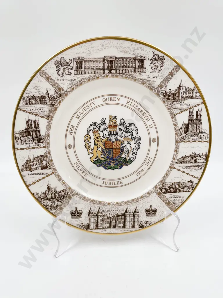 Three Assorted Decorative Bone China Plates Image 1++