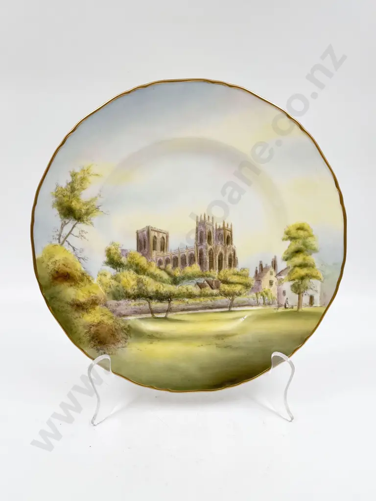 Two Royal Worcester Scenic Plates Image 1++