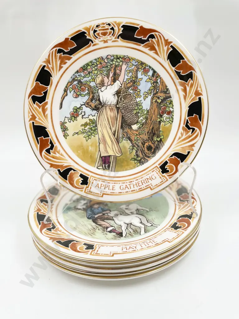 Set of Six RD Scenic Plates Image 1++