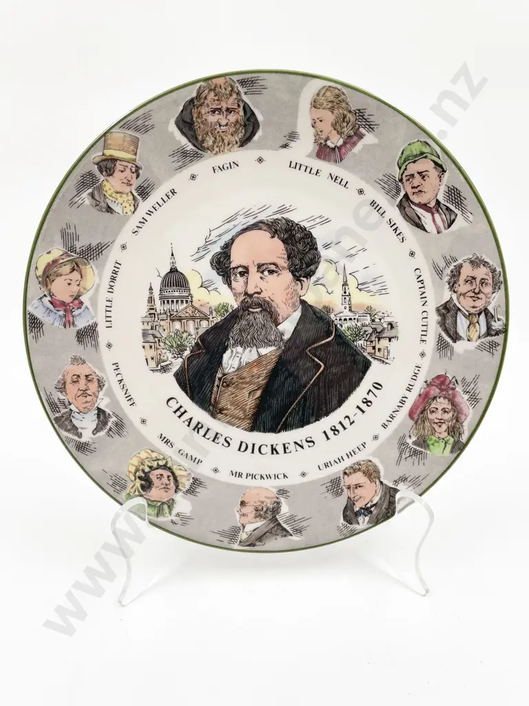 Three RD Head Rack Plates of Literary Figures Image 1++