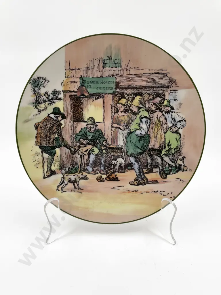 RD Cobbler Scene Plate Image 1++