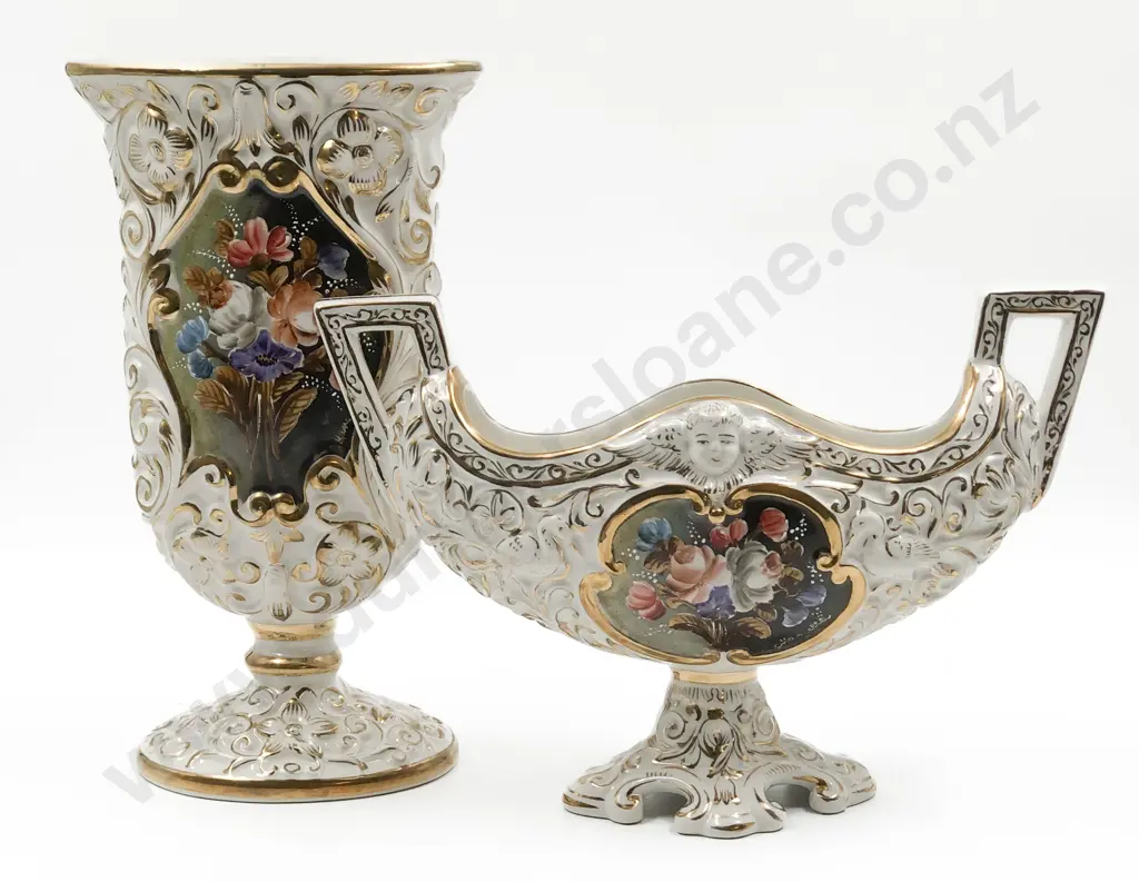 Capodamonte Mantle Vase & Urn Image 1++