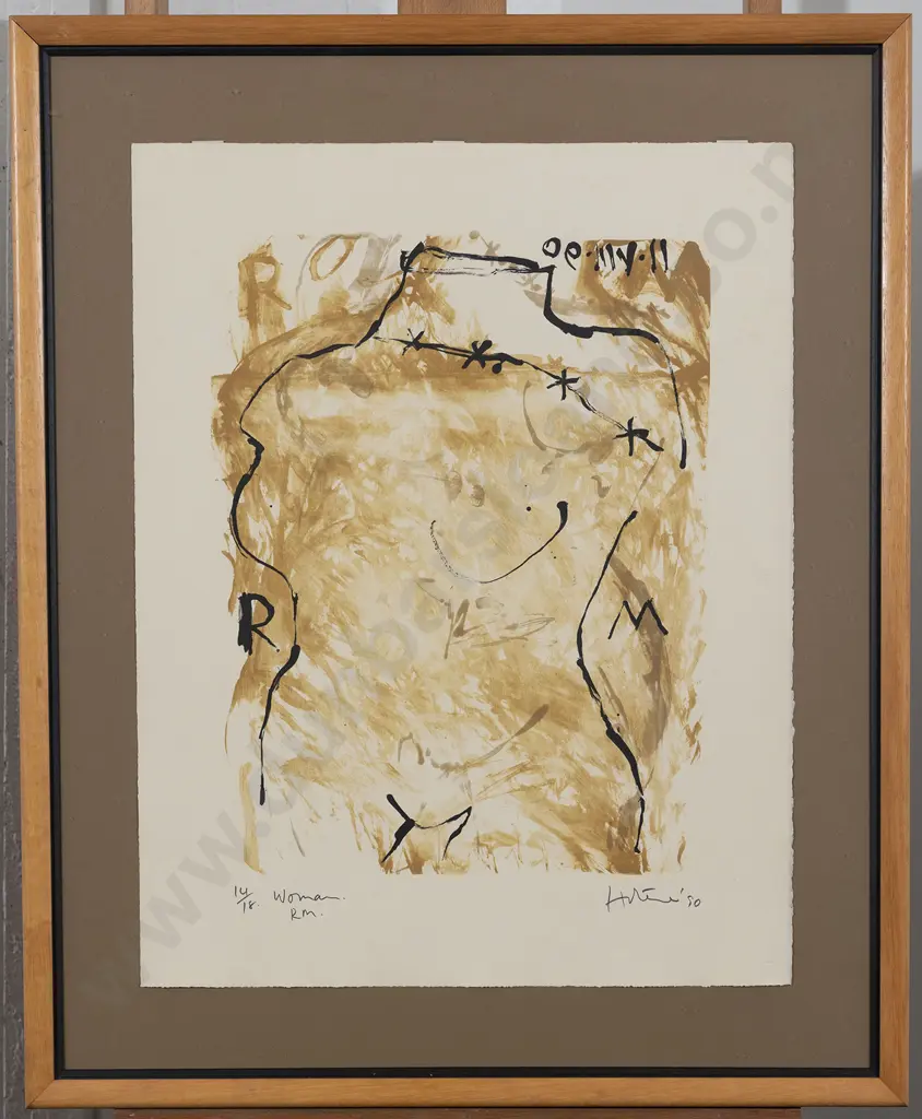 Ralph Hotere (1931 - 2013) - Woman RM Image 1++