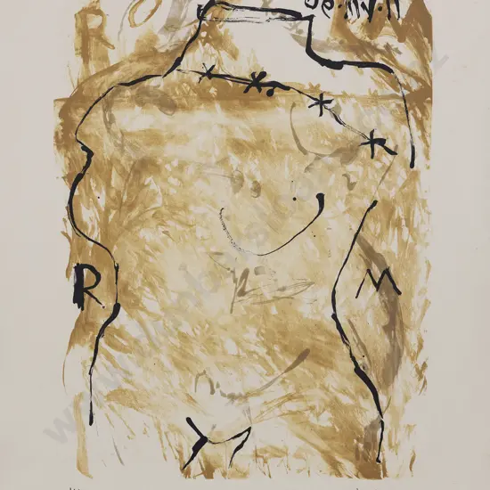 Ralph Hotere (1931 - 2013) - Woman RM