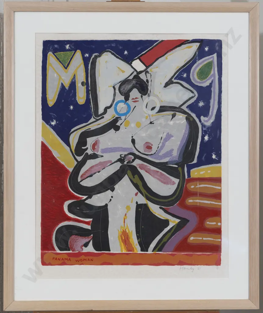 Pat Hanly (1932 - 2004) - Panama Woman Image 1++