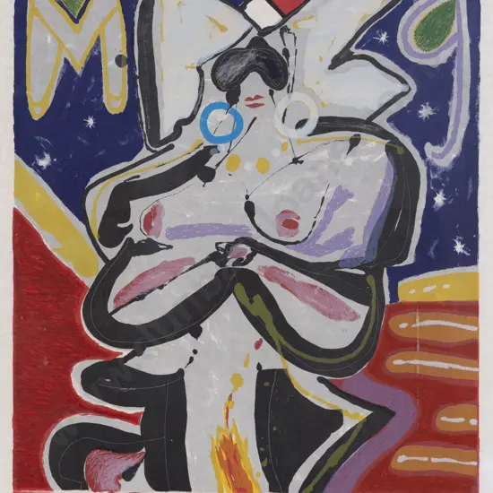 Pat Hanly (1932 - 2004) - Panama Woman