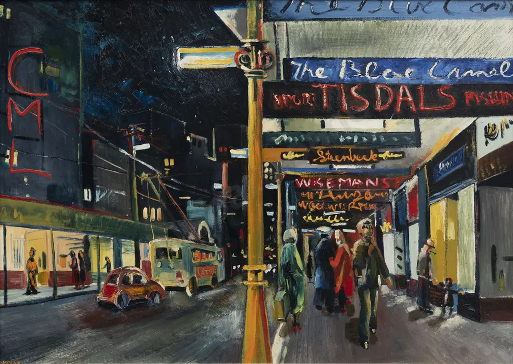Michael Smither (b 1939) - Queen Street 1959 Image 1++