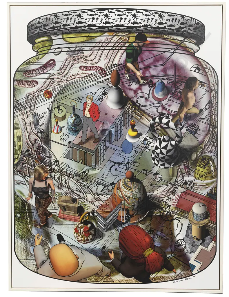 Richard Killeen (b 1946) - Bells Below Image 1++