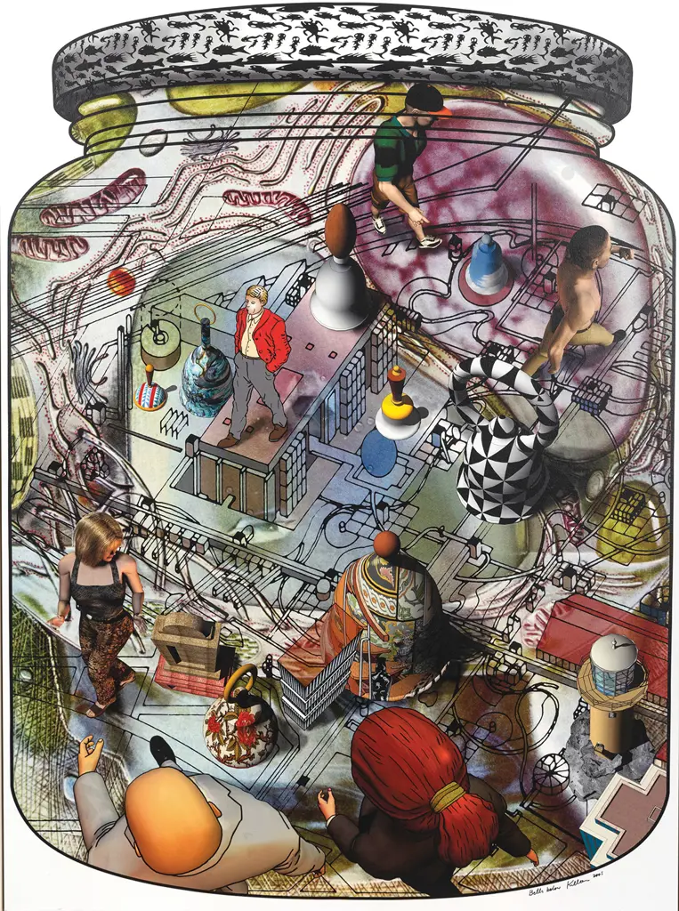 Richard Killeen (b 1946) - Bells Below Image 1++