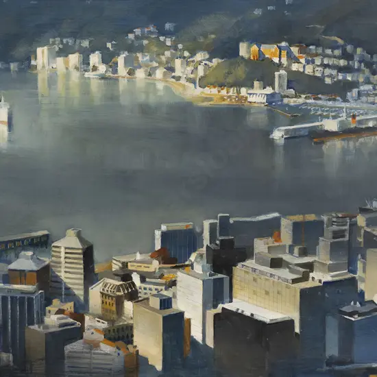 Peter McIntyre (1910 - 1995) - The City from Mt Tinakori