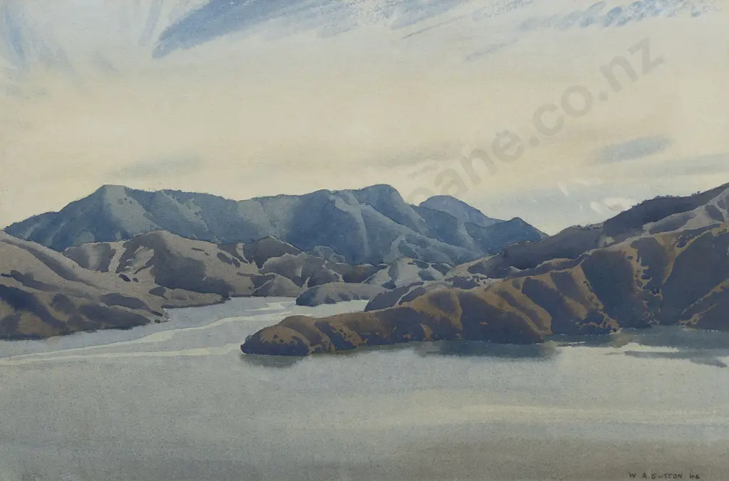 William Alexander (Bill) Sutton (1917-2000) - Kenepuru Marlborough Image 1++