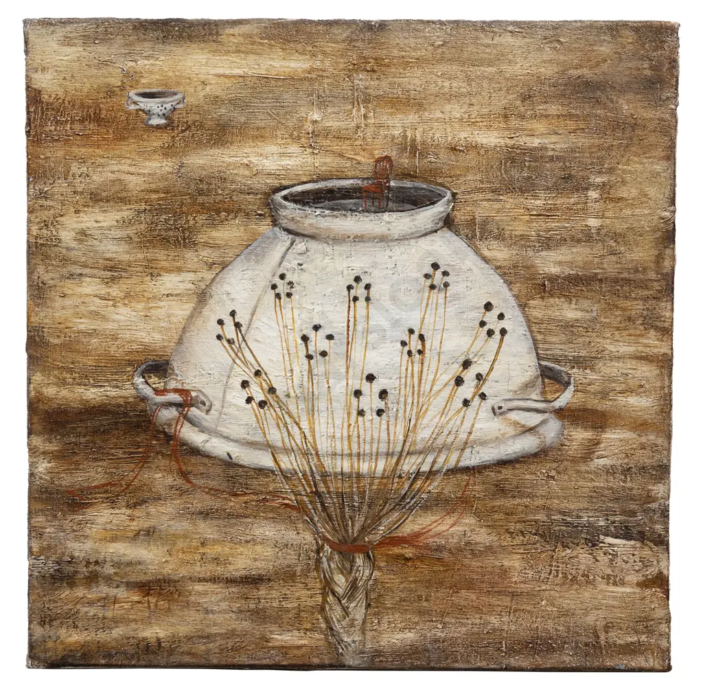 Seraphine Pick (b 1964) - Untitled (Upside Down Colander) 1993 Image 1++