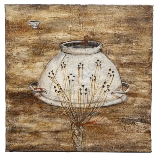 Seraphine Pick (b 1964) - Untitled (Upside Down Colander) 1993
