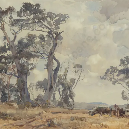Hans Heysen (AUSTRALIA 1877-1968) - Ambleside