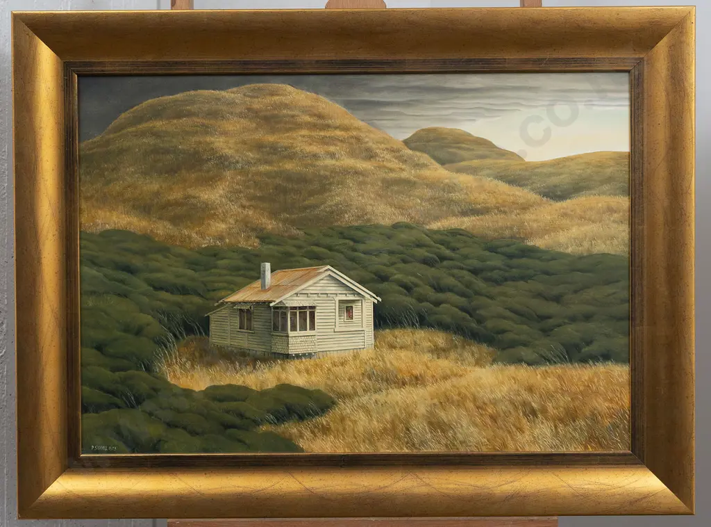 Peter Siddell (1935-2011) - House and Hills Image 1++