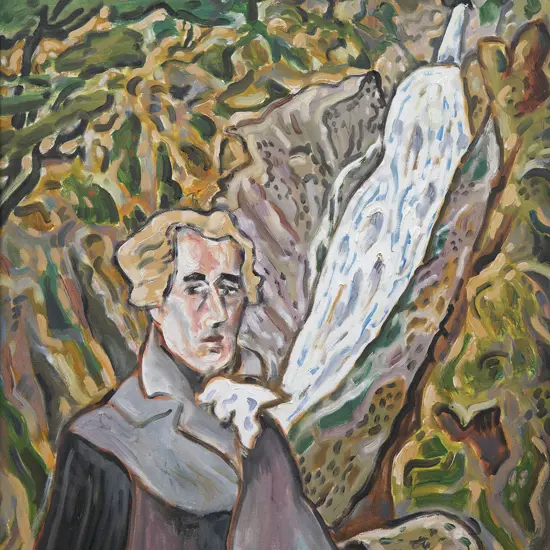 Nigel Brown (b 1949) - Hodges at the Cascade