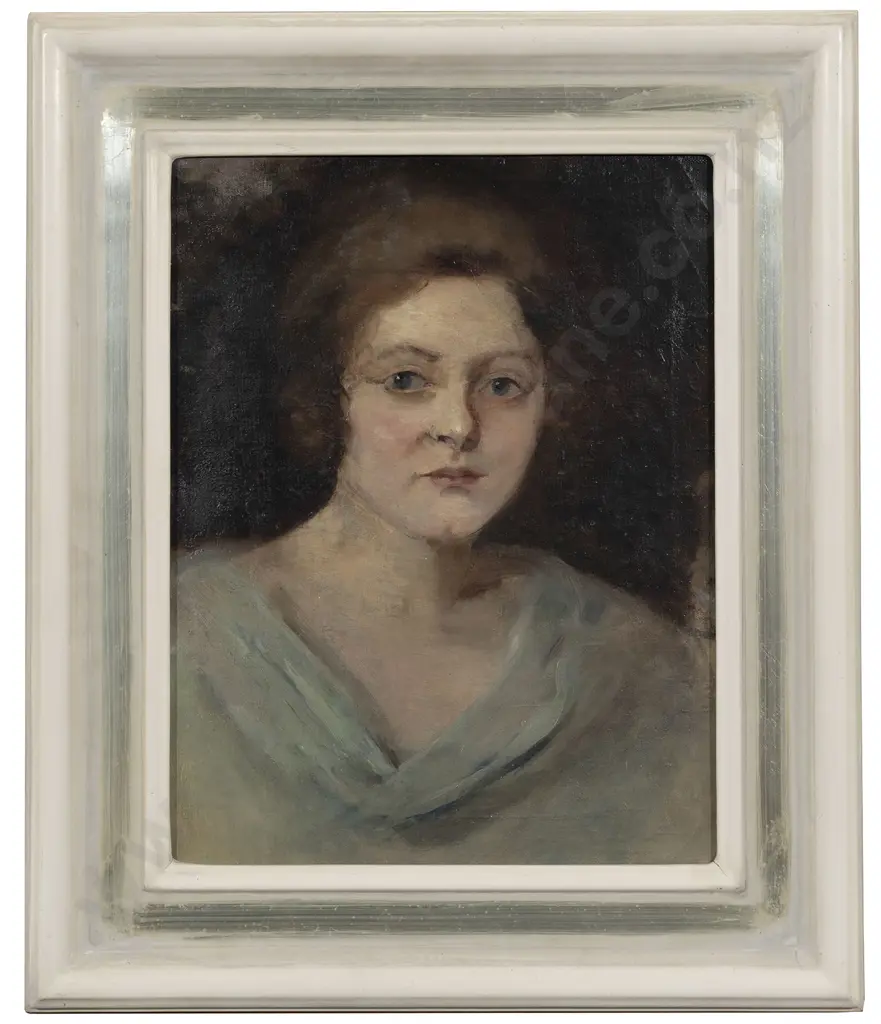 Grace Joel (1865-1924) - Portrait of a Young Woman (Niece of Dora Meeson) Image 1++