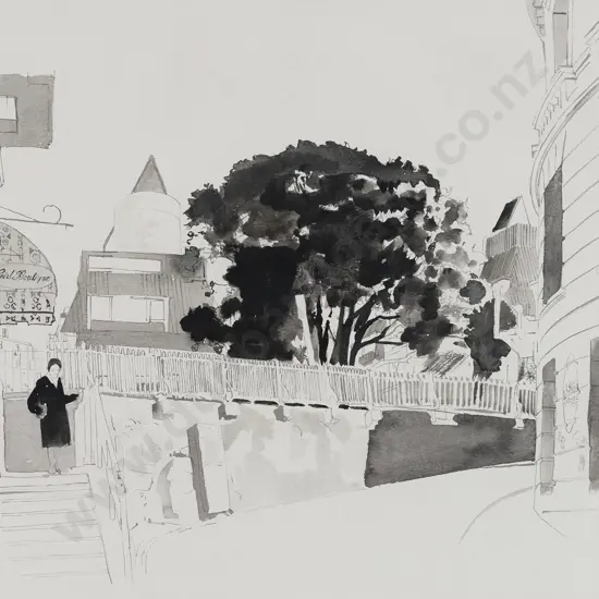 Peter McIntyre (1910 - 1995) - Woodward Street