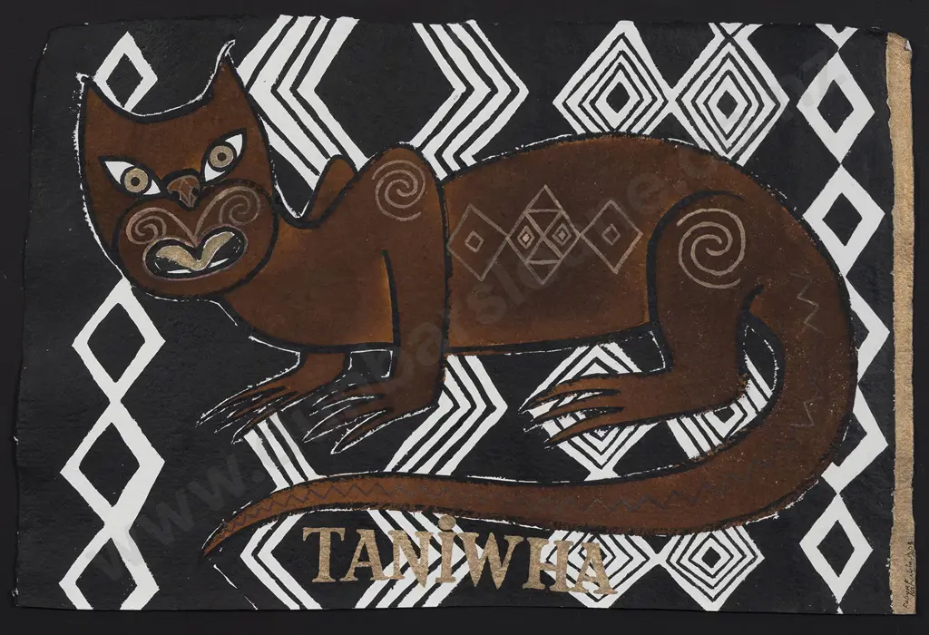 Robyn Kahukiwa (b. 1938) - Taniwha Image 1++