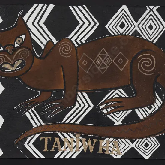 Robyn Kahukiwa (b. 1938) - Taniwha