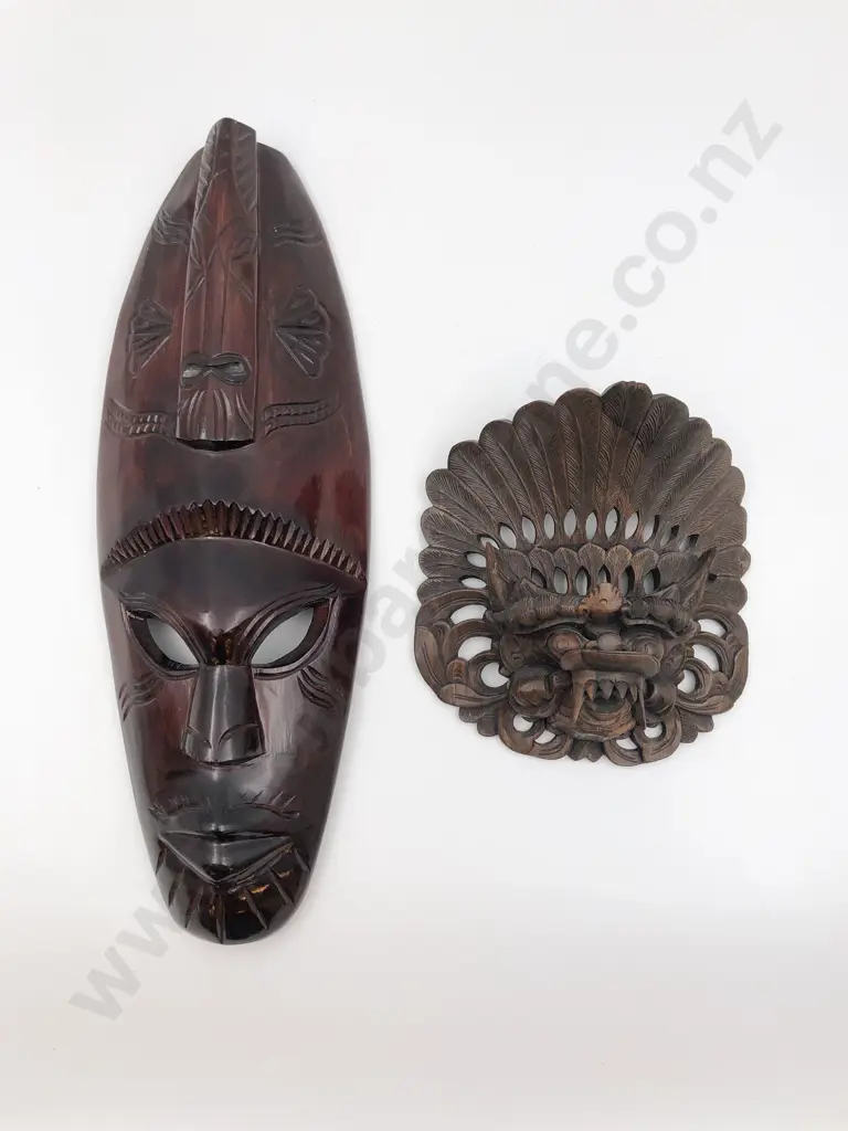 Two Carved Masks Image 1++