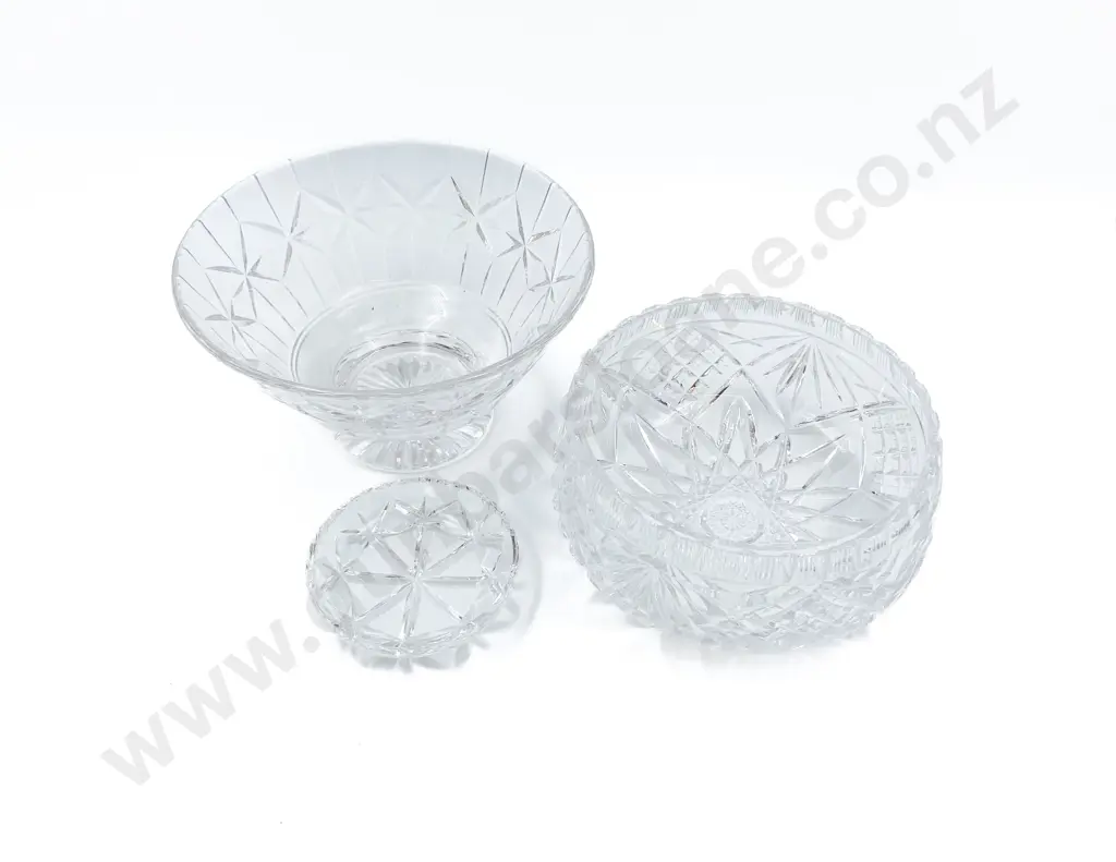 Two Crystal Fruit Bowls etc Image 1++